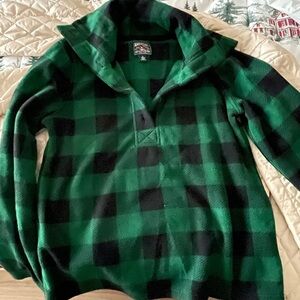 American Living Green and Black Buffalo Plaid Jacket